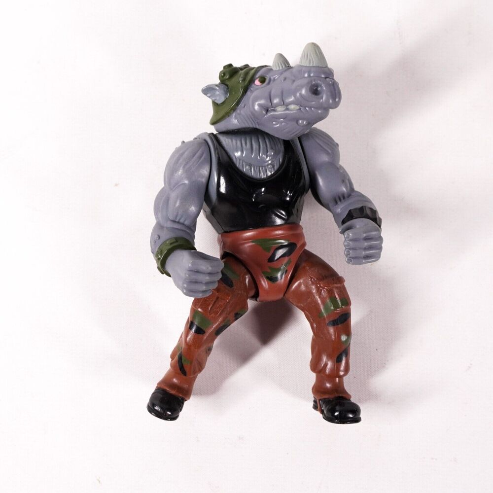 Teenage Mutant Ninja Turtles Rocksteady TMNT Action Figure Toy 2008 Playmates